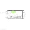 KAGER 31-1168 Radiator, engine cooling